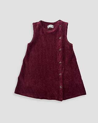 Vestido harmonia Bordô