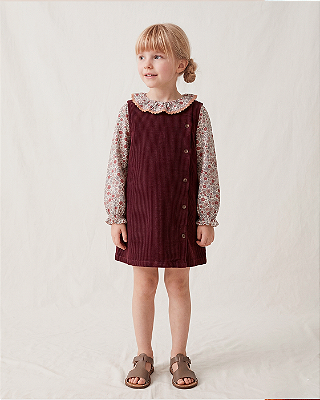 Vestido harmonia Bordô