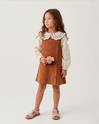 Vestido harmonia Caramelo