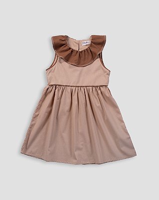Vestido ternura Areia