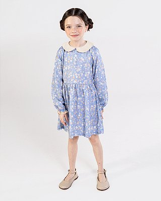 Vestido fantasia Estampa azaléia