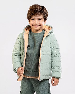 Jaqueta puffer Verde claro