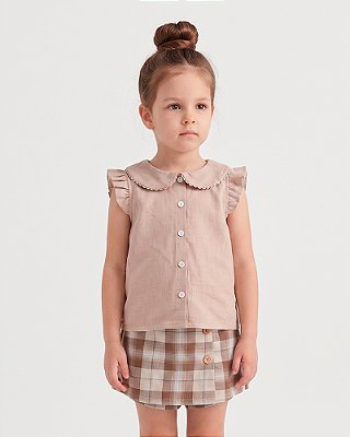 Blusa fofa Marrom