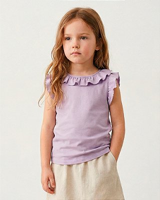 Blusa girassol Lilás