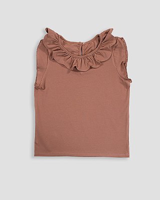 Blusa girassol Marrom