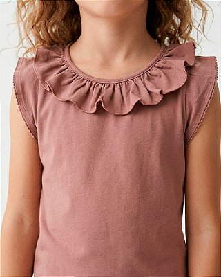 Blusa girassol Marrom