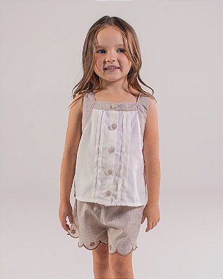 Blusa pérola Branco