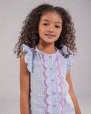 Camisa felicidade Azul