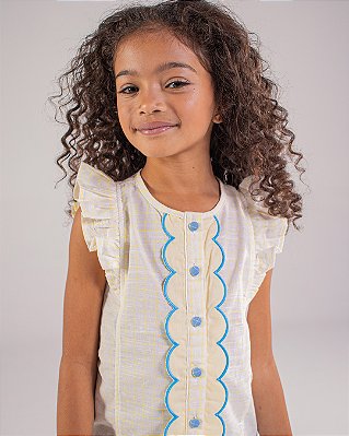 Camisa felicidade Amarelo