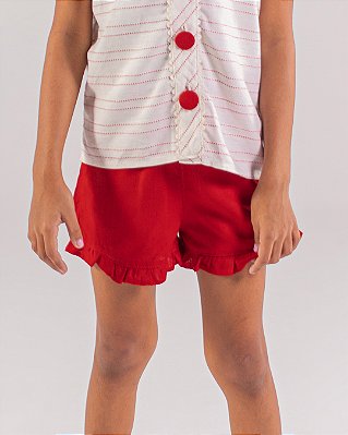 Short caule Vermelho