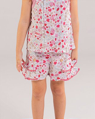 Short babados Aurora