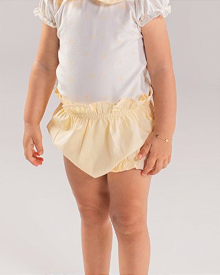 Tapa fralda vintage Amarelo