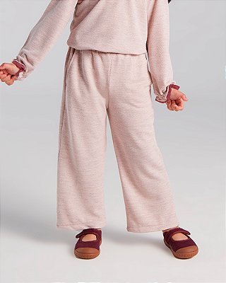 Calça joaninha Rosa claro