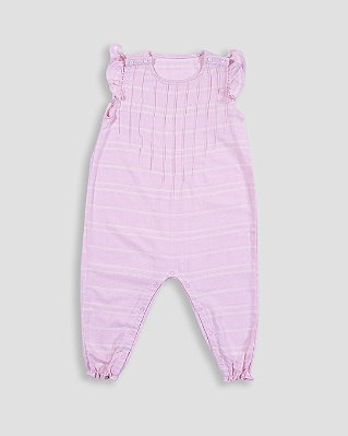 Macacão abelha baby Rosê