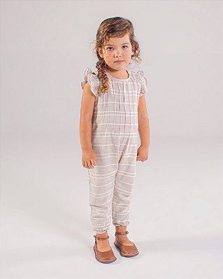 Macacão abelha baby Areia