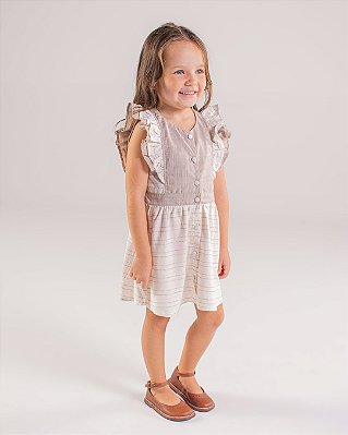 Vestido picolé Areia