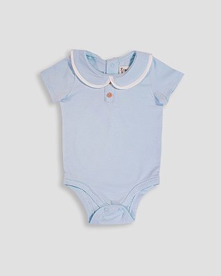 Body semear manga curta Azul