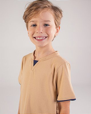 Camiseta peteca Areia