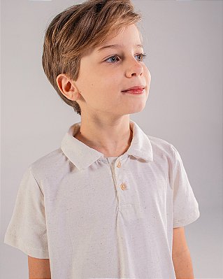 Camiseta gola polo Natural
