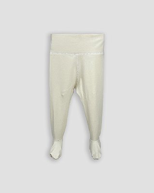 Calça comfort com pé Areia