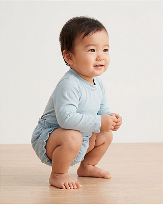 Short conforto Azul claro