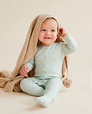 Macacão basic com pé Cocoricó