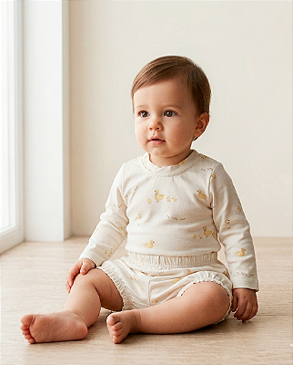 Body básico manga longa My little love