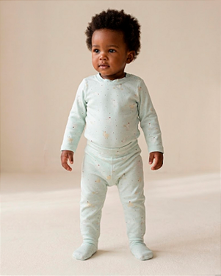 Body básico manga longa Cocoricó