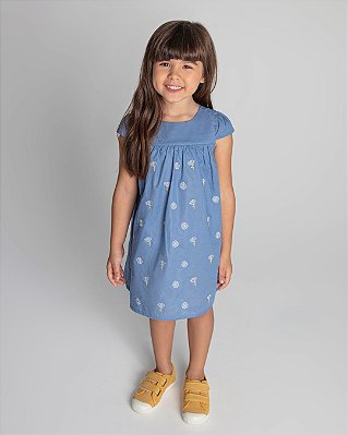 Vestido daisy Azul