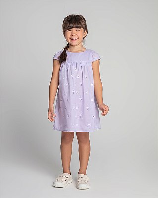 Vestido daisy Lilás