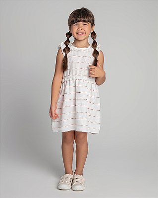 Vestido laranja lima Off white + vermelho