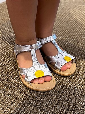 Sandália margarida nutti Prata