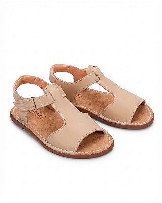 Sapato Carrossel couro Areia