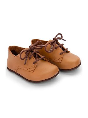 Sapato balao couro Caramelo