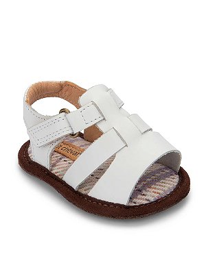 Sapato cantiga couro Branco