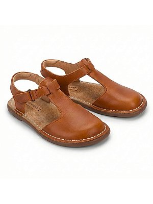 Sapato Balanço couro Caramelo