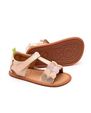 Sapato lovely Metalic salmon/champ