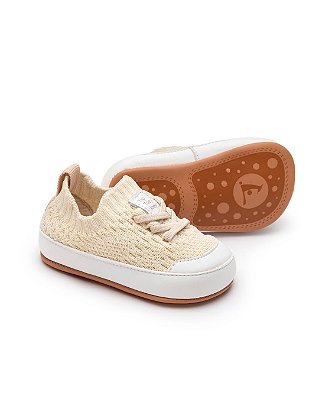 Sapato easy Areia knit/white