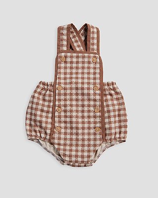 Romper casa na árvore Xadrez marrom