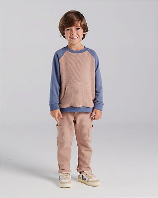 Moletom brincar Azul