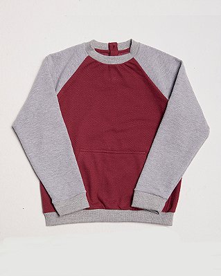 Moletom brincar Cinza