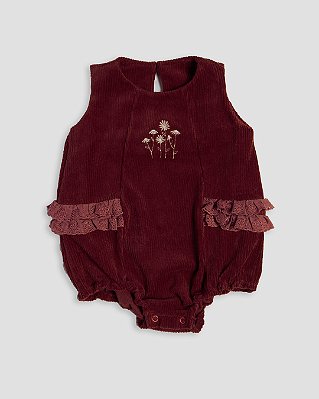 Romper babado Cramberry