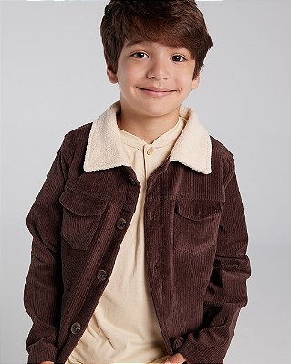 Casaco cogumelo Marrom