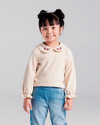 Blusa encantada Areia