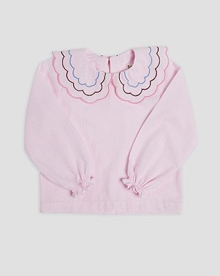 Blusa picnic Rosa bebê