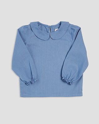 Blusa clássica Azul