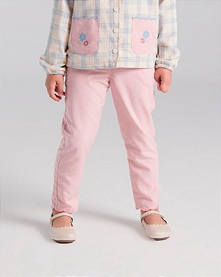 Calça colorir Rosa cha