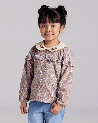 Casaco lembranças Estampa campina