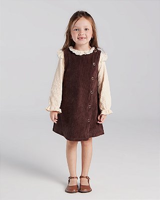 Vestido harmonia Marrom