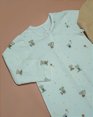 Macacão new basic estampado Elefante